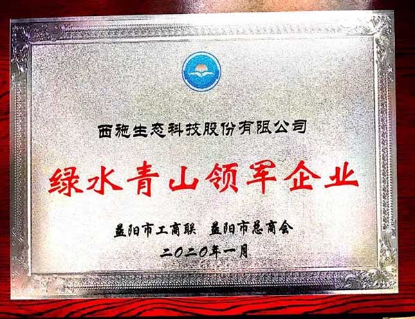 綠水青山領軍企業 綠水青山領軍企業