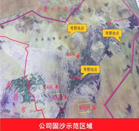 公司固沙示範區域 公司固沙示範區域